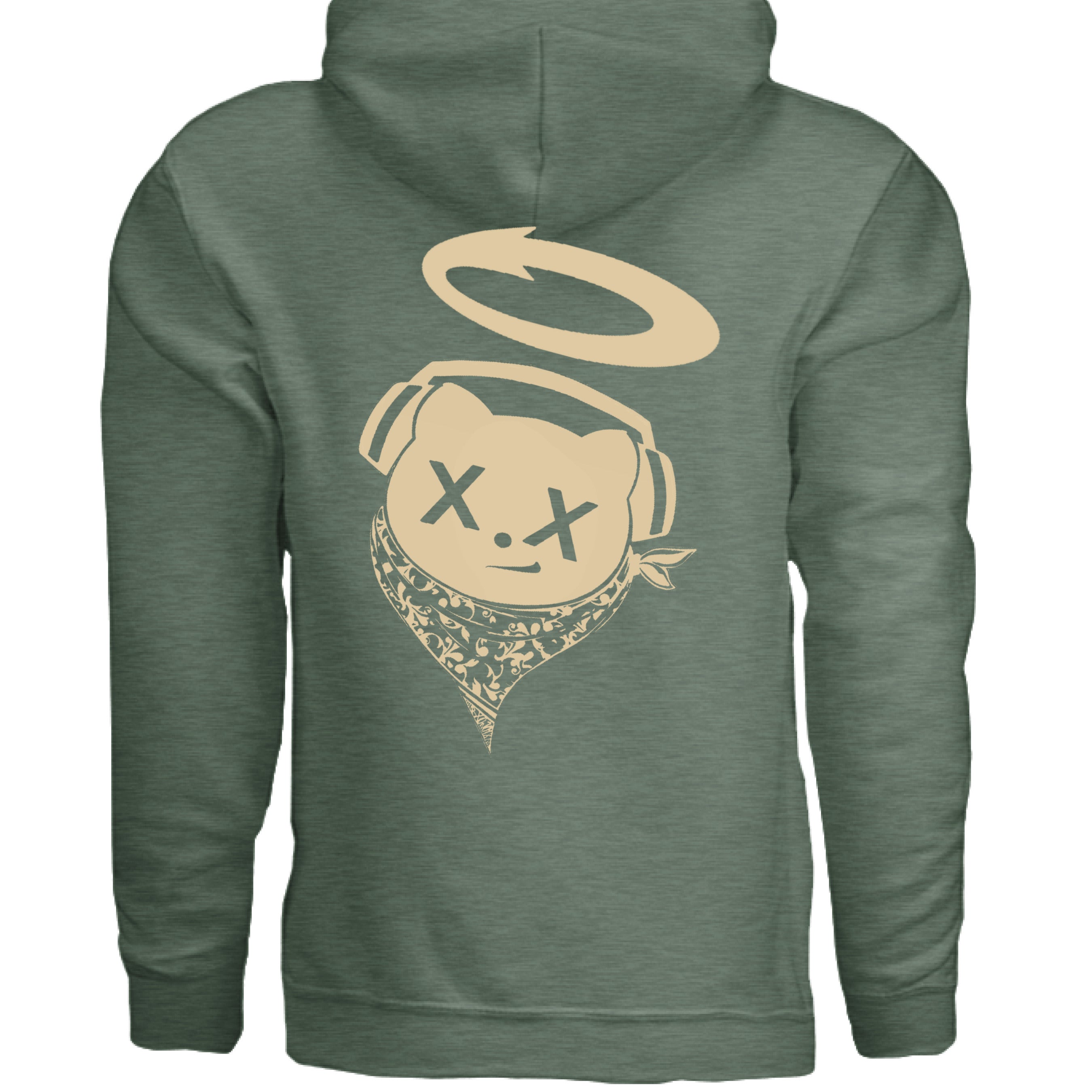 Military Green Heather  - BACK