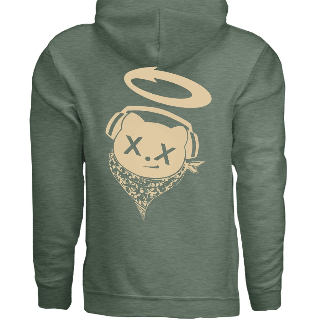 Military Green Heather  - BACK