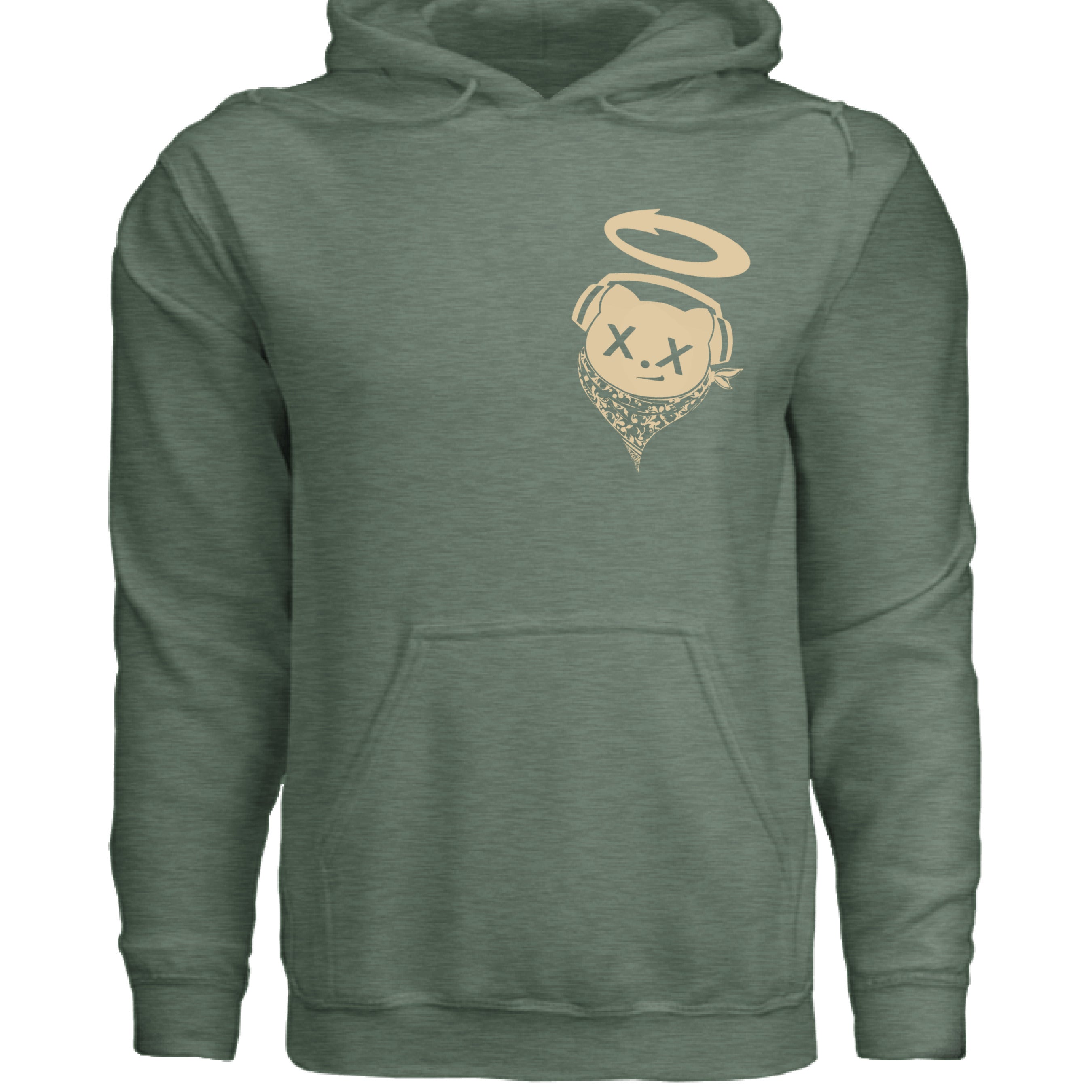 Military Green Heather  - FRONT